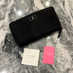 Kate Spade Large Continental Wallet Black